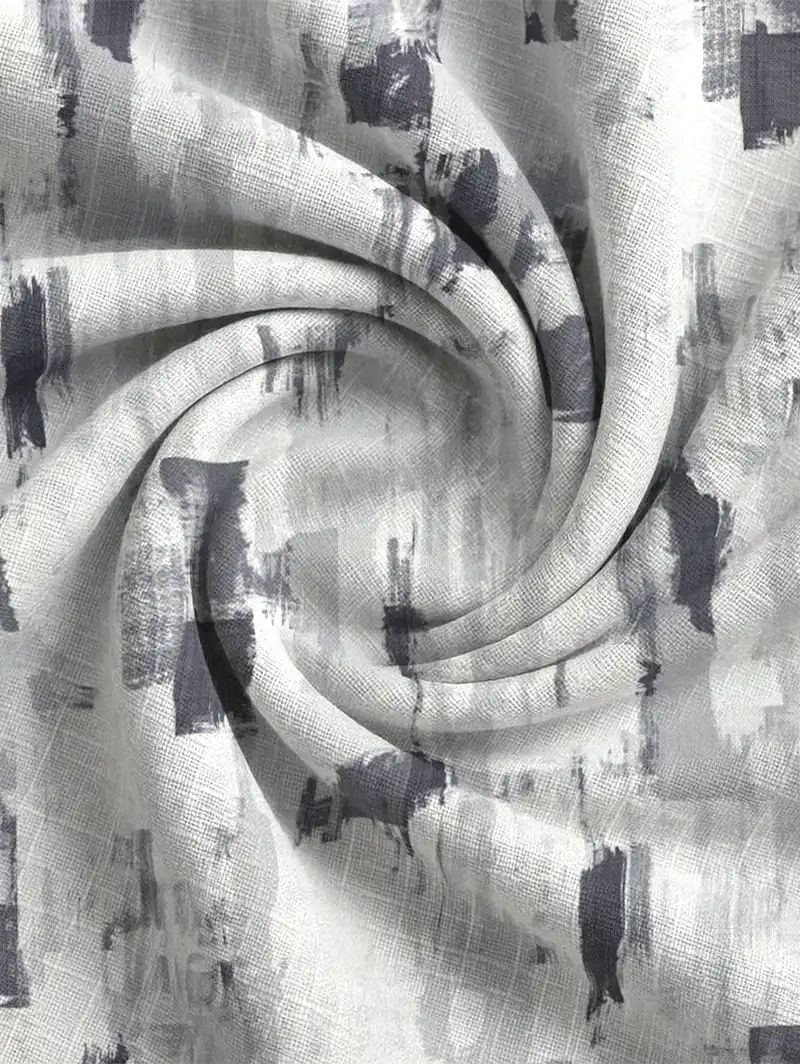 Westchester Graphite Abstract Pattern Roman Blind
