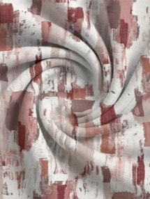 Westchester Redbrick Abstract Pattern Roman Blind