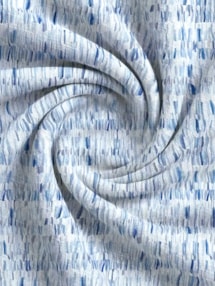 Hudson Cobalt Abstract Pattern Roman Blind
