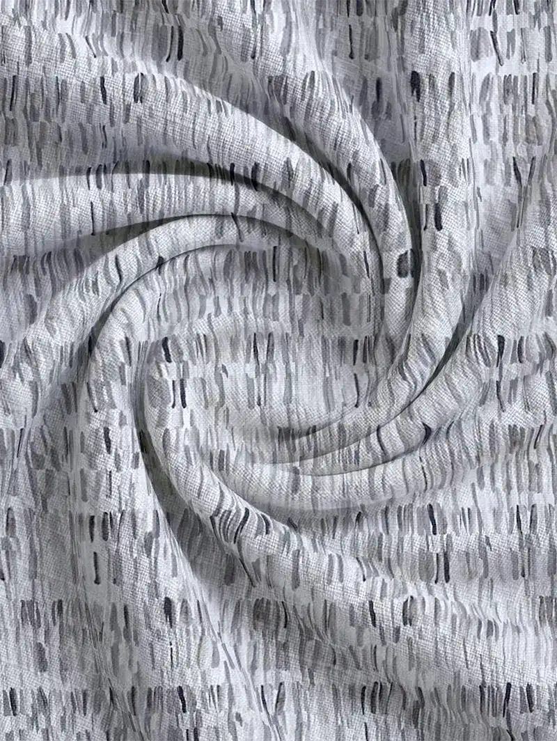 Hudson Graphite Abstract Pattern Roman Blind