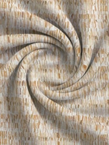 Hudson Ochre Abstract Pattern Roman Blind
