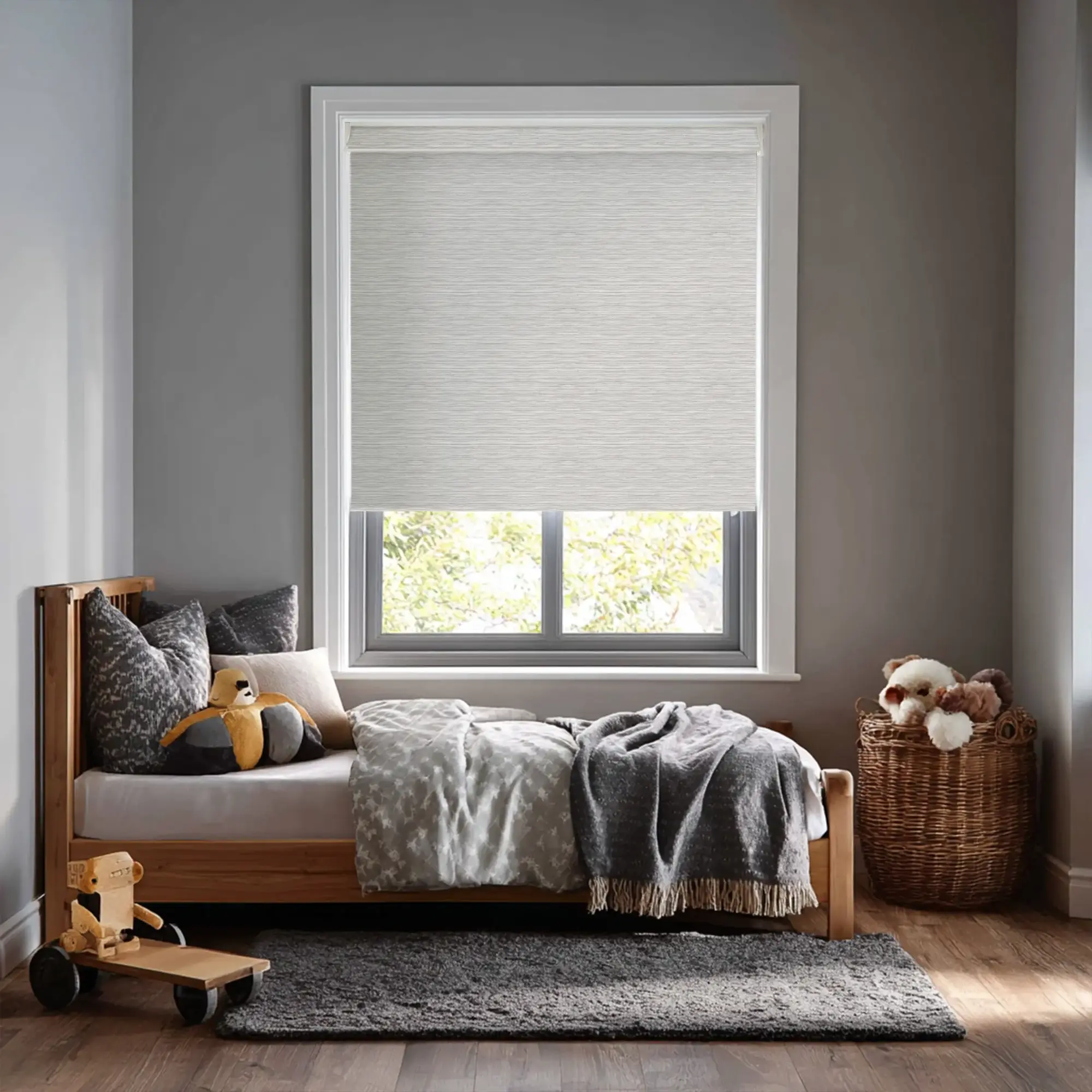 Paris Mushroom Electric Roller Blind