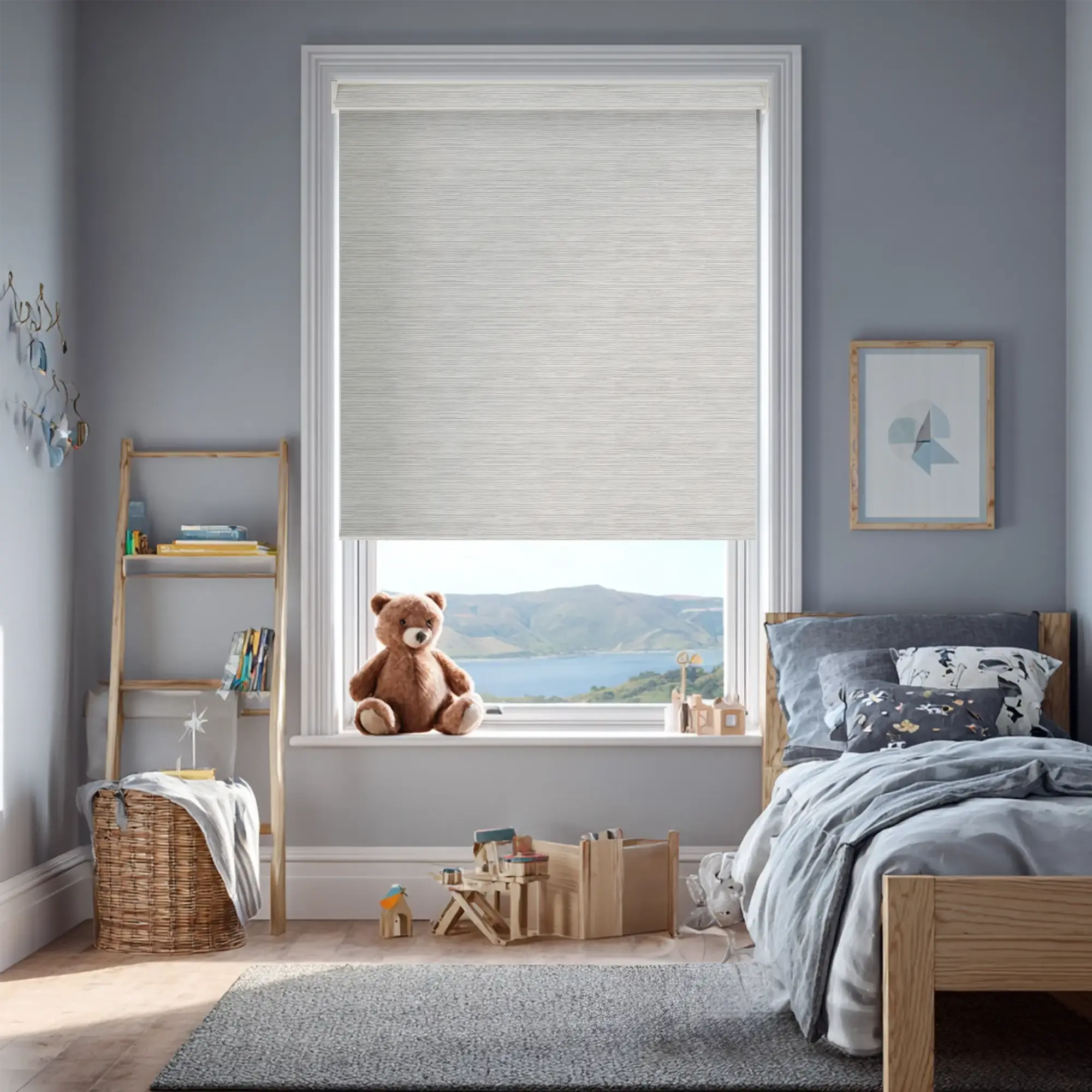 Paris Mushroom Electric Roller Blind