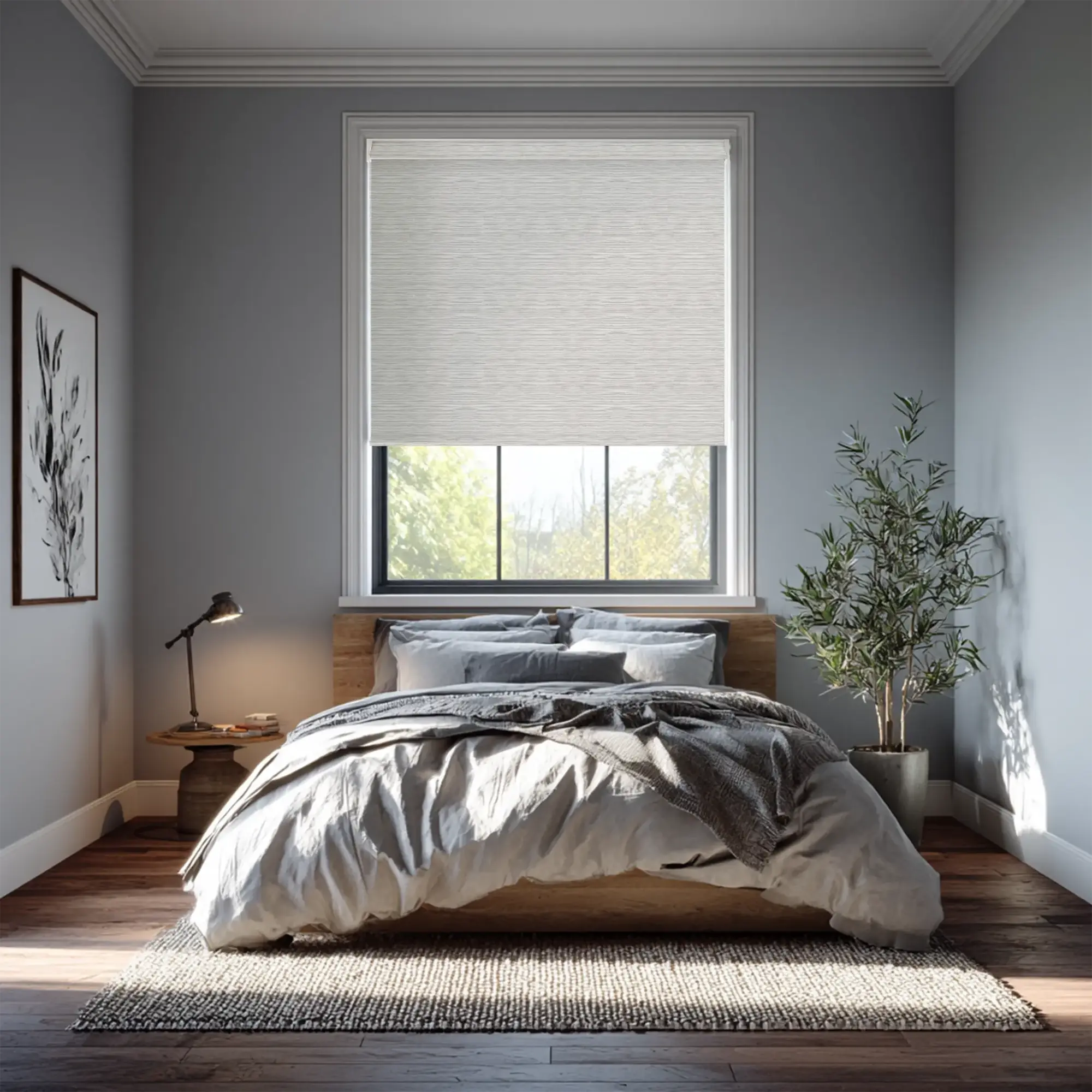 Paris Mushroom Electric Roller Blind