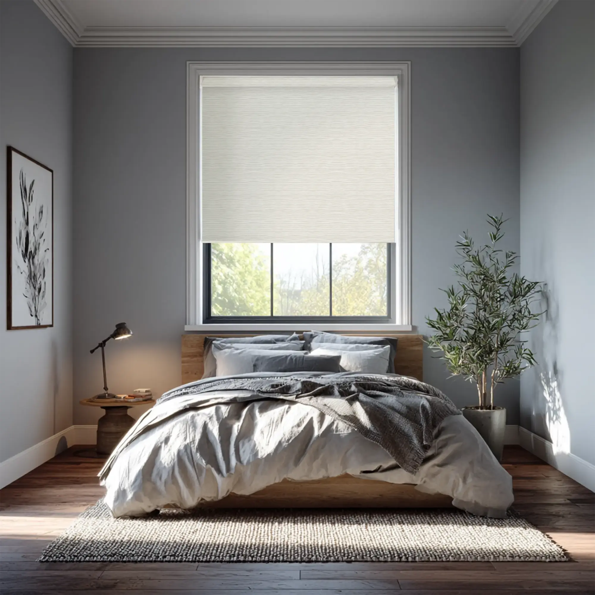 Paris Natural Electric Roller Blind
