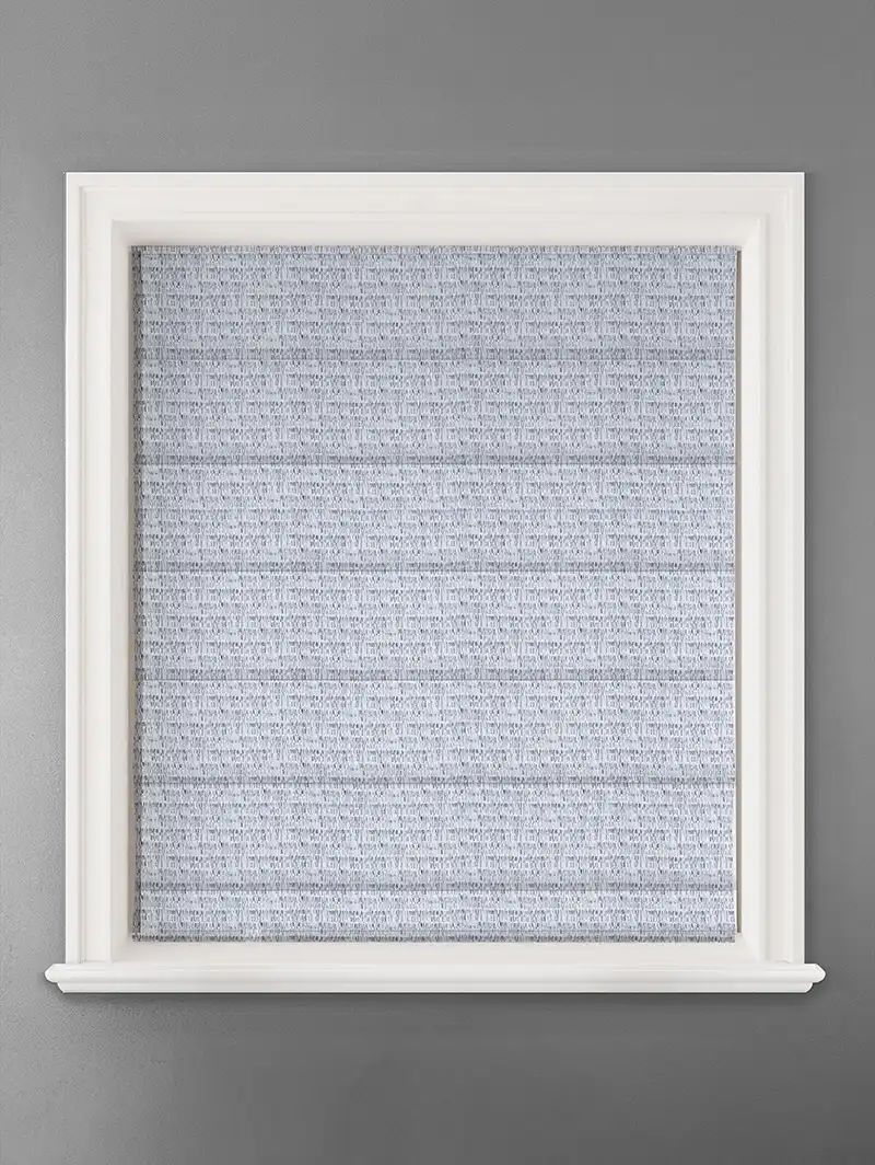 Hudson Graphite Abstract Pattern Roman Blind