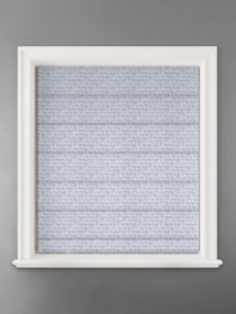 Hudson Graphite Abstract Pattern Roman Blind