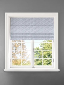 Hudson Graphite Abstract Pattern Roman Blind