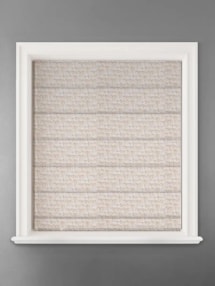 Hudson Ochre Abstract Pattern Roman Blind