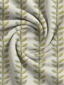 Seedling Stripe Cucumber Retro Floral Roman Blind