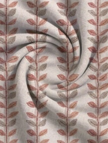 Seedling Stripe Pumpkin Retro Floral Roman Blind