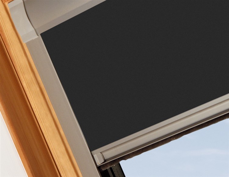 Black Blackout Skylight Blind To Fit Roto Windows