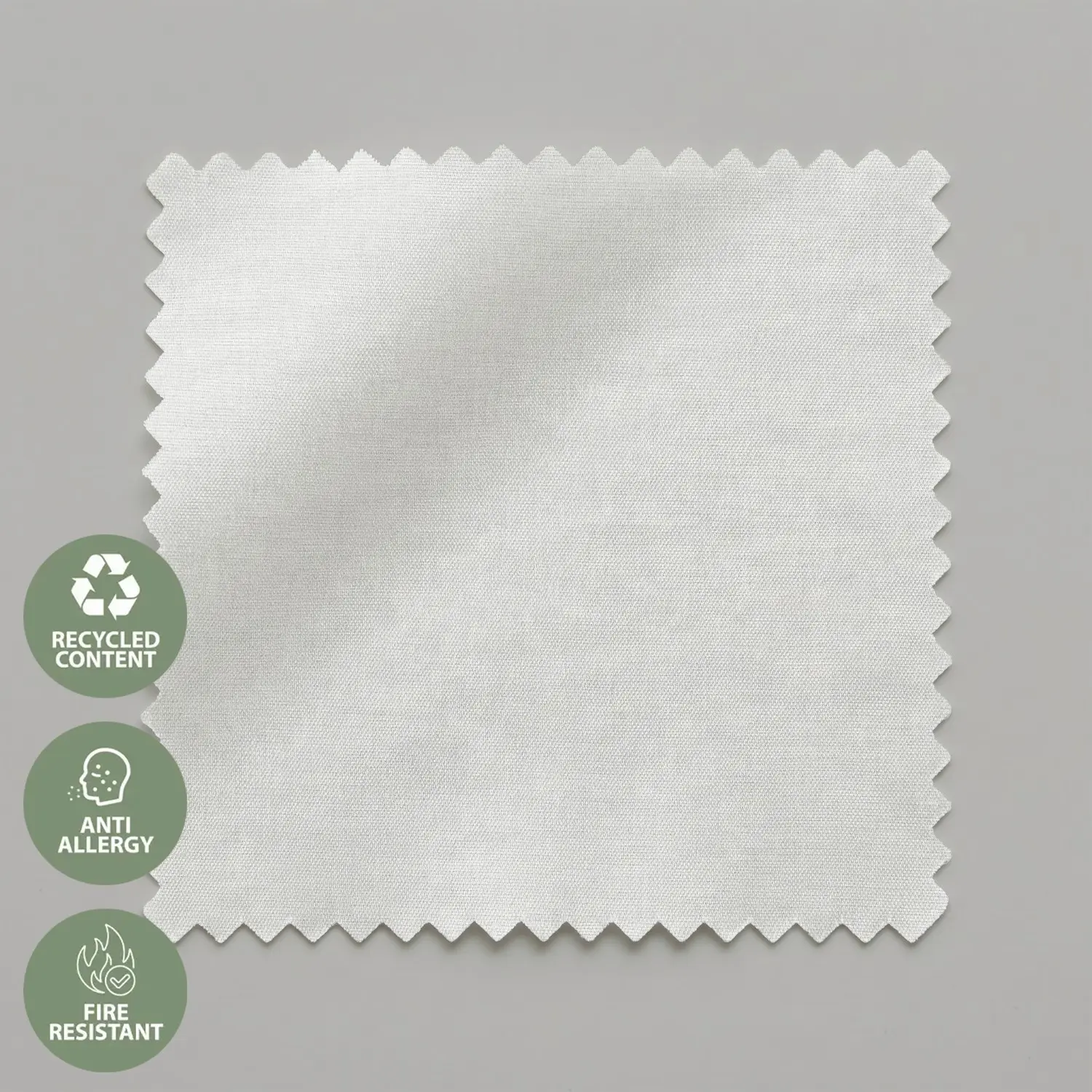 Daisy White Blackout Electric Roller Blind