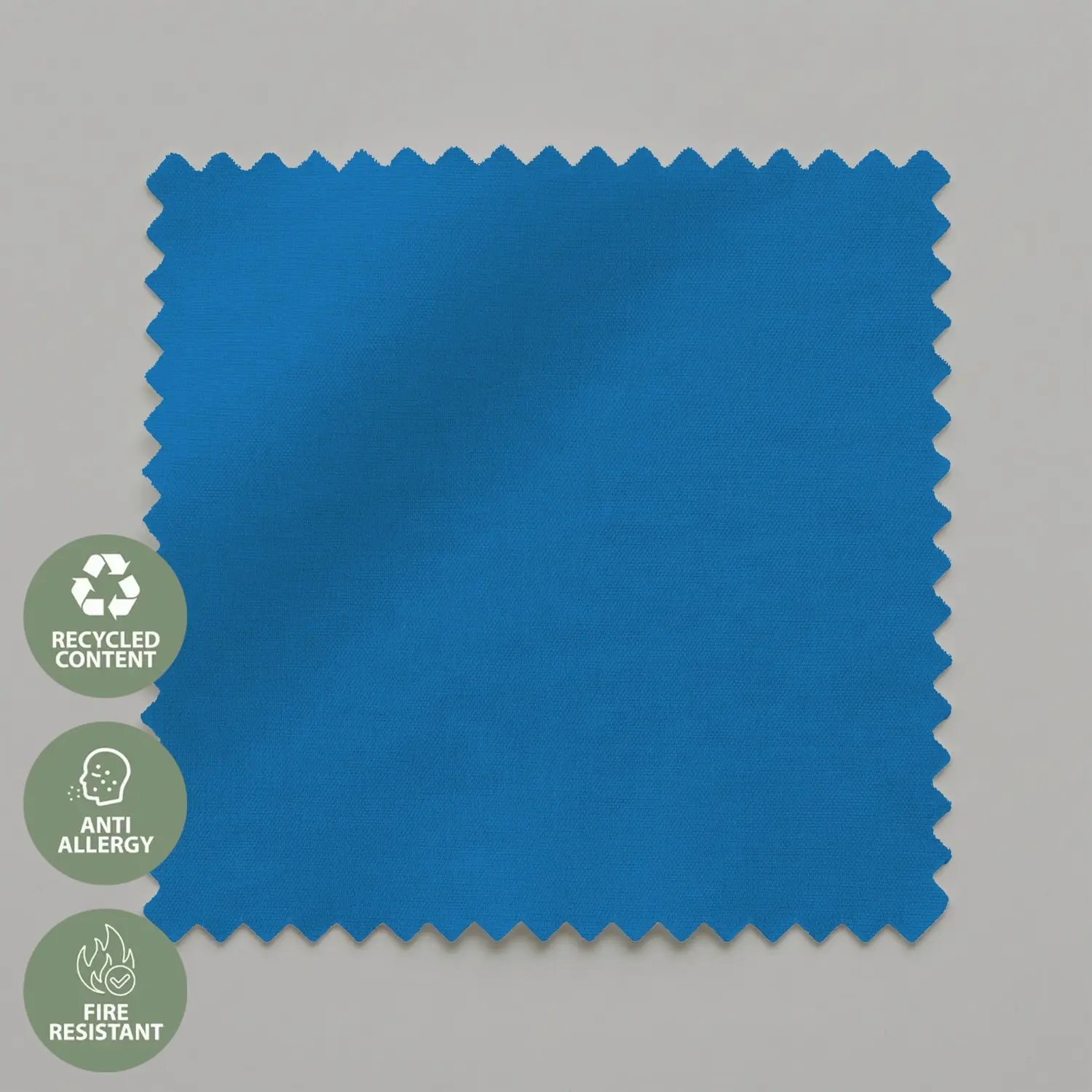 Gentian Blue Blackout Electric Roller Blind