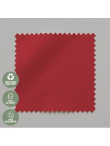 Cardinal Red Electric Daylight Roller Blind