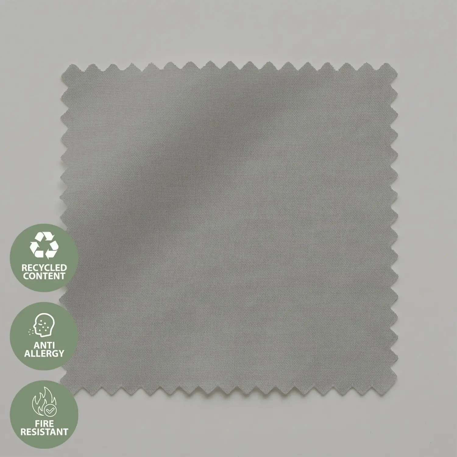 London Fog Grey Blackout Electric Roller Blind
