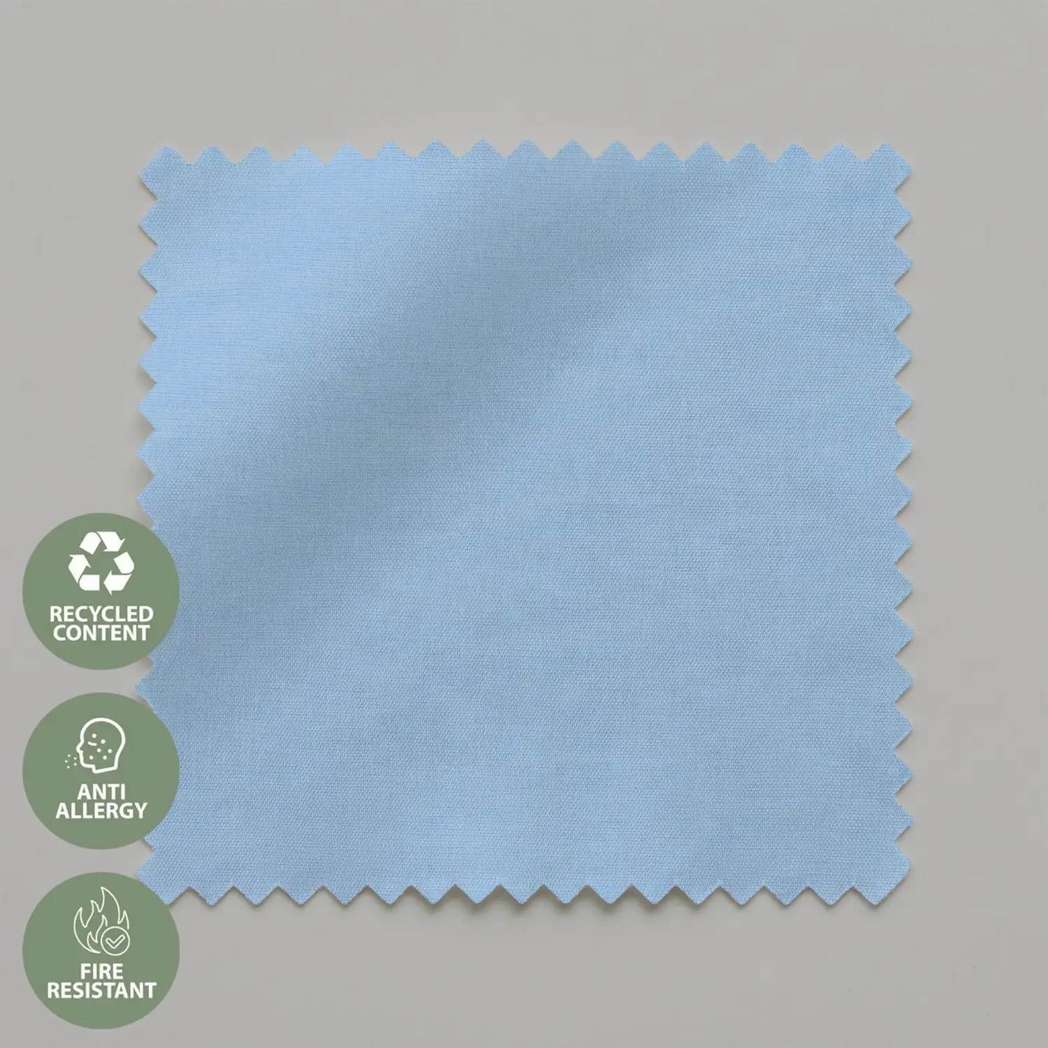 Robin's Egg Blue Blackout Electric Roller Blind
