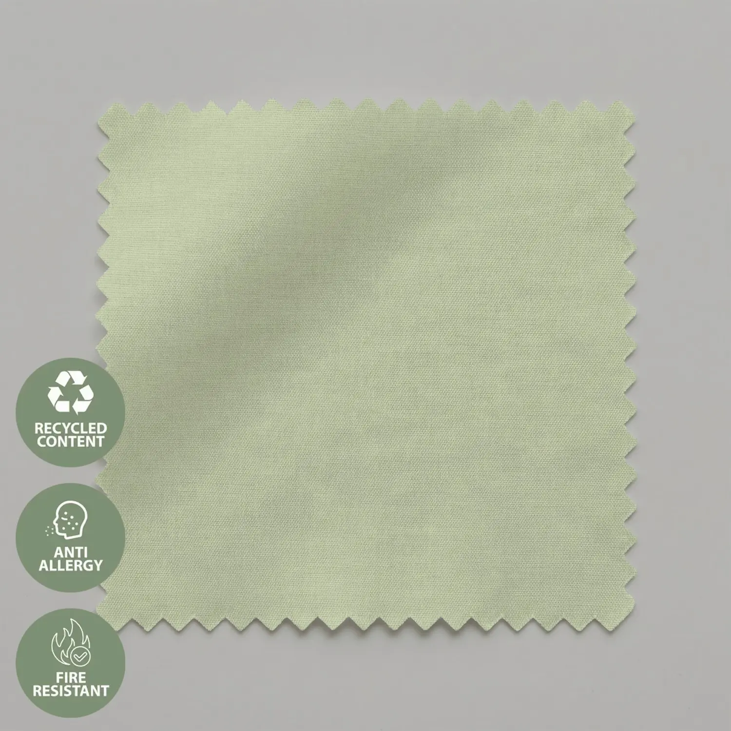 Artichoke Green Blackout Electric Roller Blind