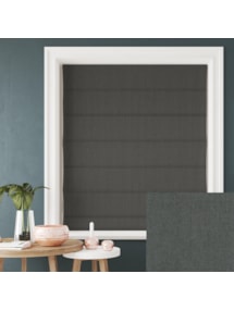 Opulence Lead Blackout Electric Roman Blind