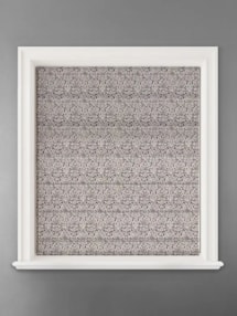 Opulent Charcoal Damask Roman Blind