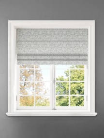 Opulent Duck Egg Damask Roman Blind