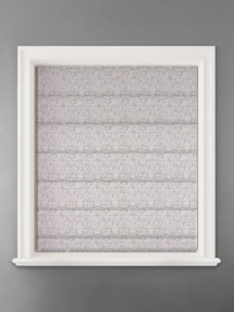 Opulent Linen Damask Roman Blind