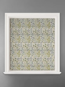 Penelope Jacquard Floral Jade Floral Pattern Roman Blind