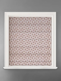 Penthouse Crescent Sandstone Geometric Pattern Roman Blind