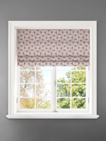 Penthouse Crescent Sandstone Geometric Pattern Roman Blind