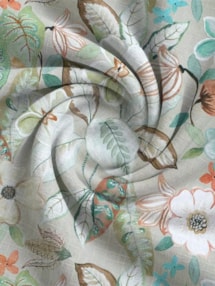 Tropical Garden Summer Floral Pattern Roman Blind