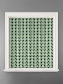 Quant Emerald Retro Floral Roman Blind