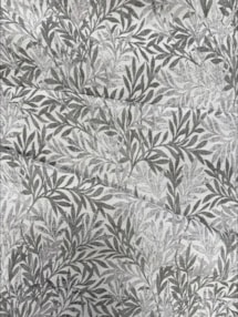 Shadow Fronds Dove Leaf Pattern Roman Blind