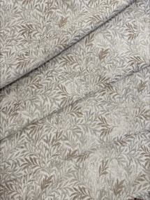Shadow Fronds Natural Leaf Pattern Roman Blind