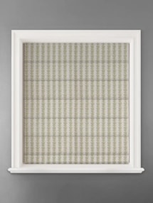 Seedling Stripe Cucumber Retro Floral Roman Blind