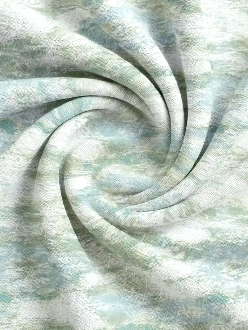 Allegany Seaglass Abstract Pattern Roman Blind