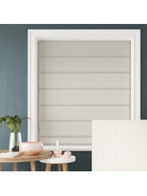Tribeca Milk Blackout Electric Roman Blind
