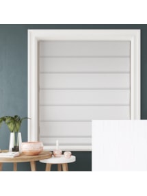 Tribeca Snowstorm Blackout Electric Roman Blind