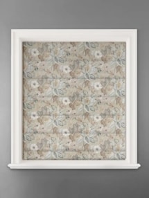 Tropical Garden Autumn Floral Pattern Roman Blind
