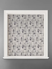 Westchester Graphite Abstract Pattern Roman Blind