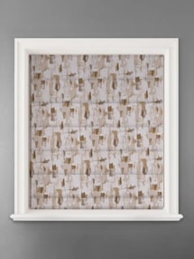 Westchester Ochre Abstract Pattern Roman Blind