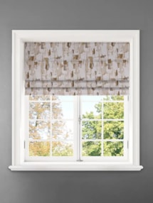 Westchester Ochre Abstract Pattern Roman Blind