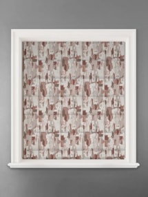 Westchester Redbrick Abstract Pattern Roman Blind