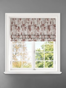Westchester Redbrick Abstract Pattern Roman Blind