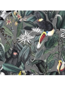 NeoTropical Slate Electric Roller Blind