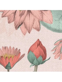 Sacred Lotus Blush Electric Roller Blind by Boon & Blake