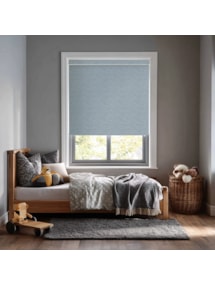 Amsterdam Grey Blue Electric Roller Blind