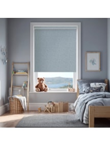 Amsterdam Grey Blue Electric Roller Blind