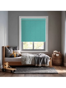 Amsterdam Turquoise Electric Roller Blind