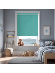 Amsterdam Turquoise Electric Roller Blind