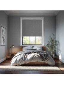 Denim Grey Electric Roller Blind